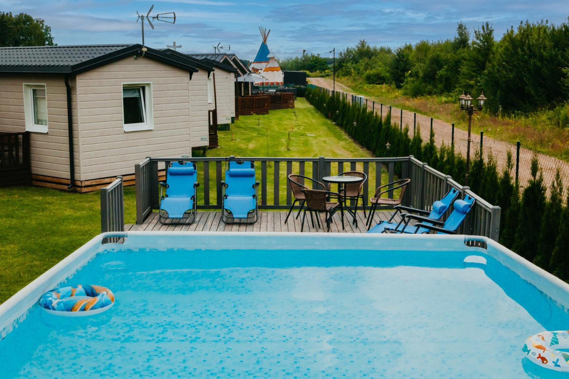 Отель Luxury Camp - 150 M Od Suntago Park Grabce-Towarzystwo Экстерьер фото
