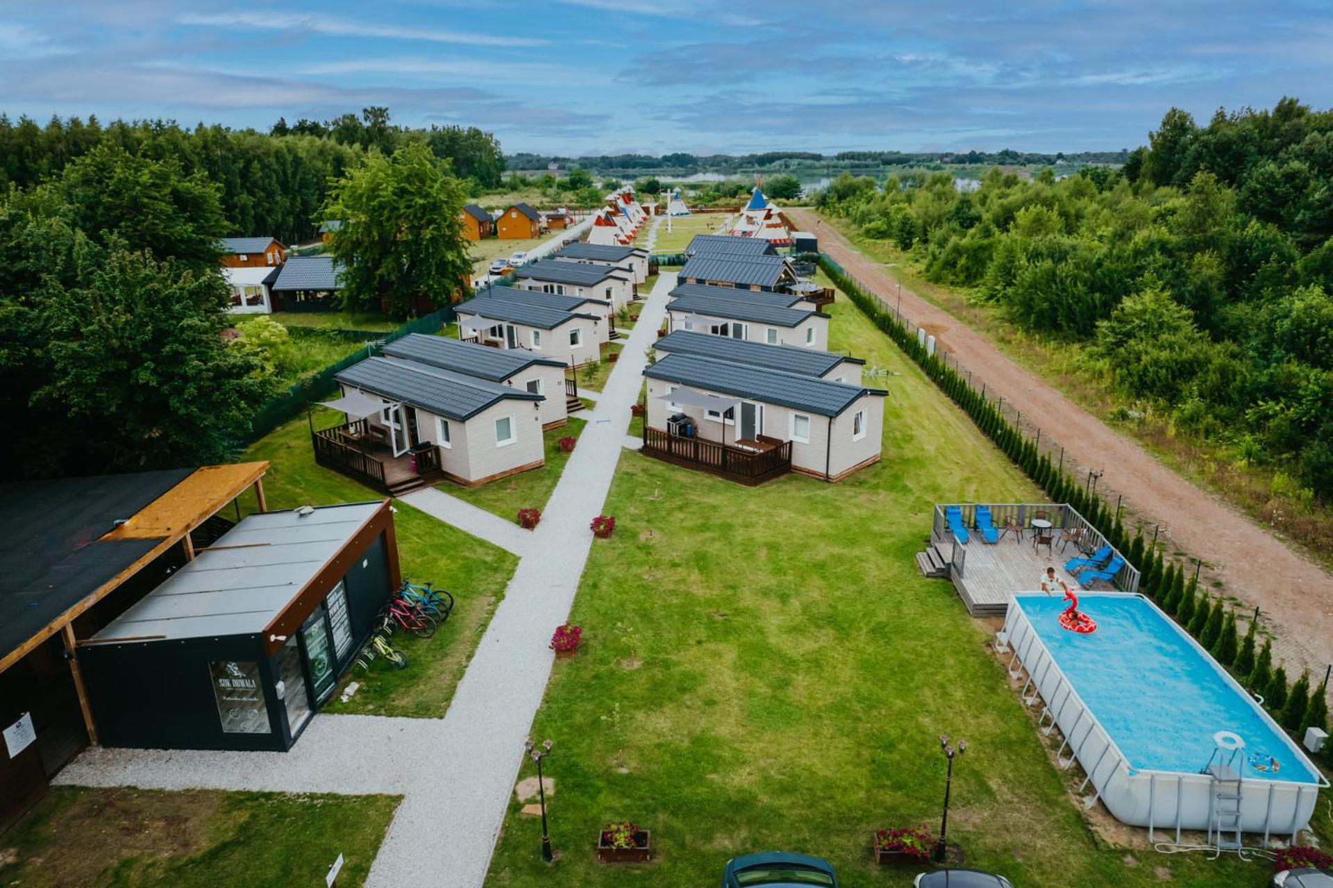Отель Luxury Camp - 150 M Od Suntago Park Grabce-Towarzystwo Экстерьер фото